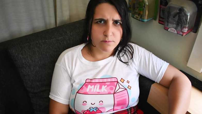 melu_world: Stiefschwester gibt mir einen handjob, um meinen bubblegum kink - bunny...