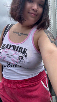 Braless BBW