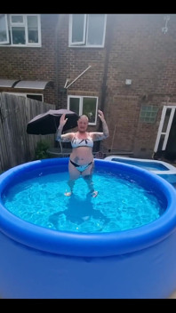 Diving in the Freezing Pool!