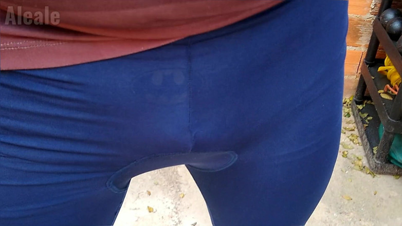 Ale Ale: Blue Spandex Suit