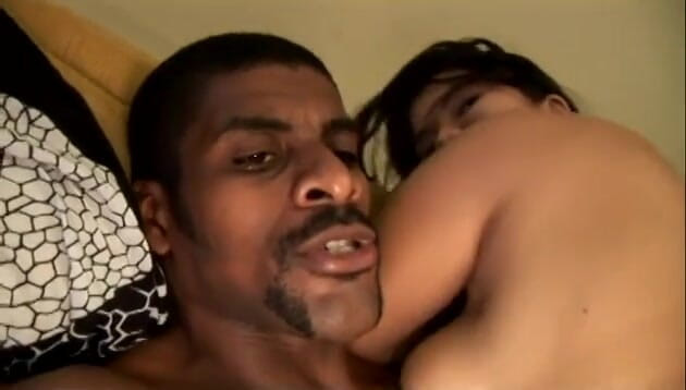 First Black Sexperience: Sexy exotic slut gets her pussy eaten fucked by stud