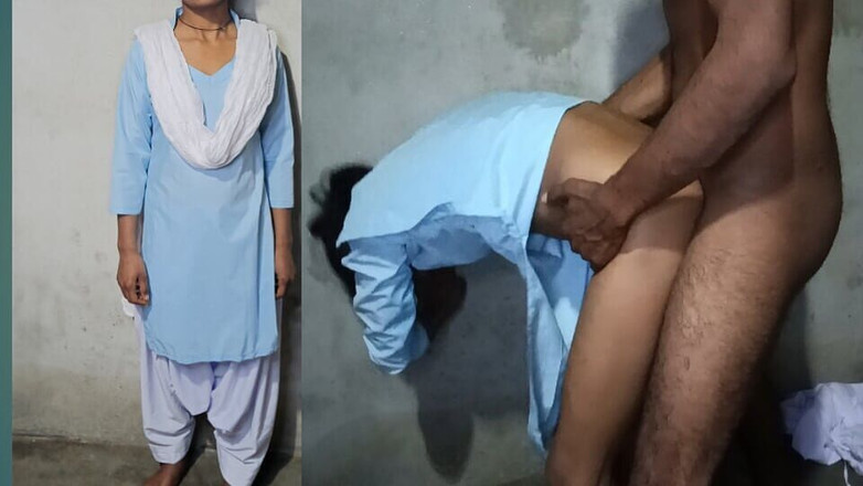 Laxmdevi: Indická dívka tvrdě šuká za školou