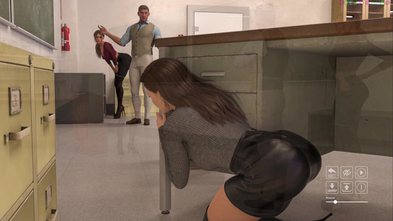 Porny Games: Kroki Rozpusty przez Fooxied - masturbuje się przed starym sąsiadem, Stając...