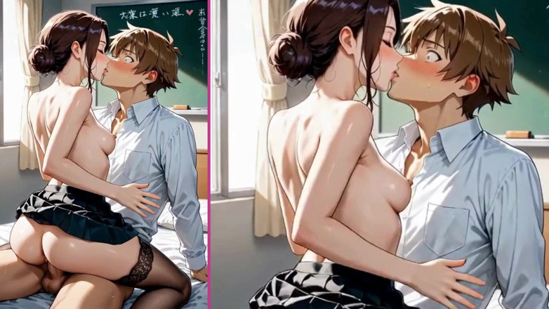 Waifu hentai narrated: Eating Out My Teacher Neighbor's Pussy. Waifu Hentai Animation.