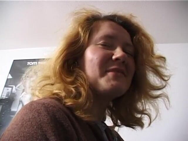 POV Orgasms: Hairy blonde chick sucks dude's cock at the casting in...