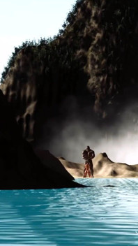 Sesso bollente sulla spiaggia! Un grande uomo nero sbatte un'ebano arrapata sull'isola selvaggia