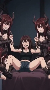Succubus lechtá dívku.