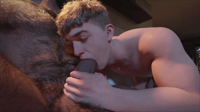 Future man: Muscular Gay Fucking Young Sam Asshole and Anal Sex Creampies