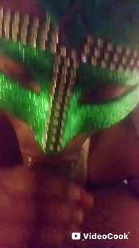 Messy Mouth in the Mask!