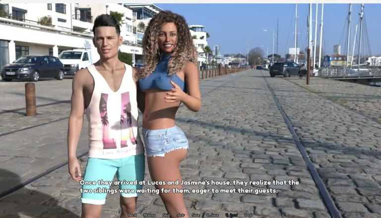 XXX Games Bunk: Perfect Housewife - Gameplay - Roleplay - Horny Wife Fitting Room Threesome with...