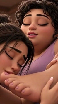 BBW Foot Domination — худой раб лижет жирные подошвы