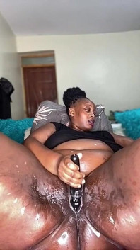 Ebony SSBBW Ass Worship & Creampie Squirt