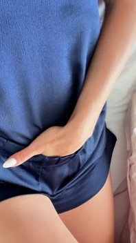 Bedroom Solo Blonde Wakes up & Fingers Creamy Pussy Close up POV