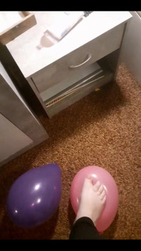 I Popped Balloons with My Feet