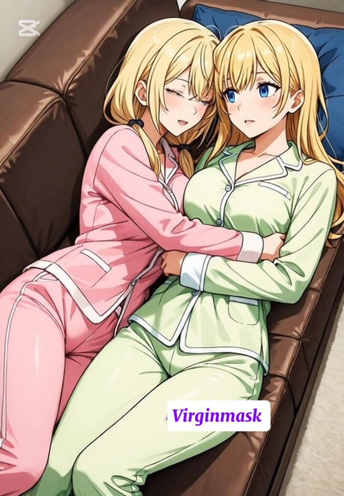Virgin masks: Mengusik awek blonde dengan tetek besar menjolok, menjilat, dan pesta...
