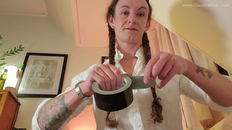 Claudia Kink: Hand Gagged by Femdom POV