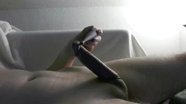 Vibratore al limite con molto pre-sborrata