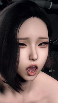3D, une MILF BBW mature super excitée se fait baiser par une grosse bite noire
