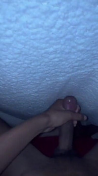 Watch How I Masturbate My Big Cock Under the Quilt Until I Get a Juicy Cumshot