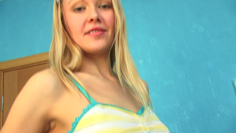 European fresh porn: First Anal Sex with Cute Teen Blonde