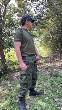 Horny Solider Thai Jerks off & Cums at Work