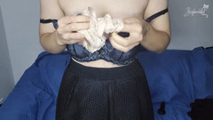 BigBoobCat: 只有我，我的面具，和我的大奶子-单人表演