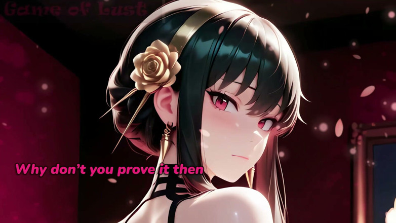 Game of Lust 3D: Gol vnadná brunetka Anime Yor POV šukání koz a jízda na...