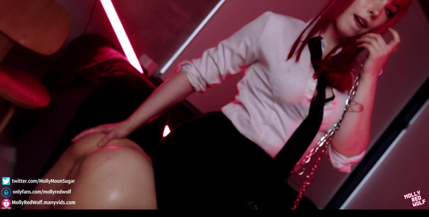 MollyRedWolf: Motosserra. Você será makima? Mollyredwolf