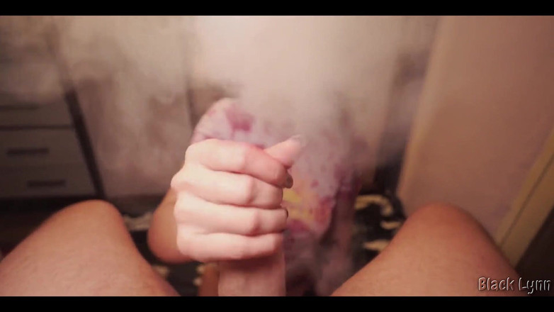 YSP Studio: Vape and Blowjob From Stunning Cocksucker Black Lynn - POV