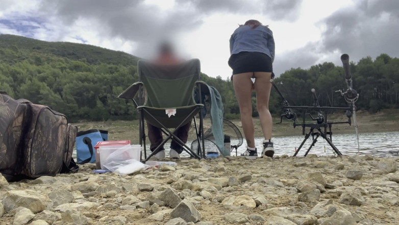 babyfantasy83: Desvío a Un Pescador Al Borde De Un Lago