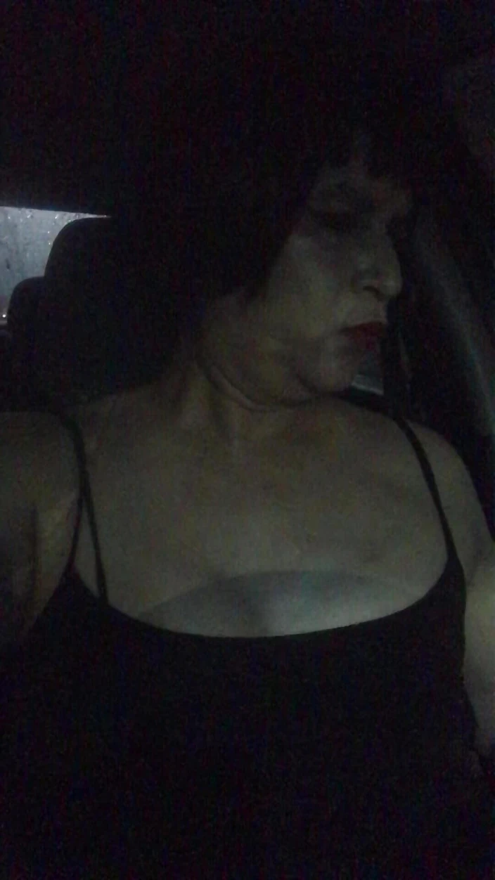 Emmanatmx: EmmaNataly Horney TGirl Outdoor Car