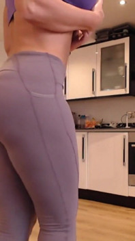 Sophie James big round fake ass action