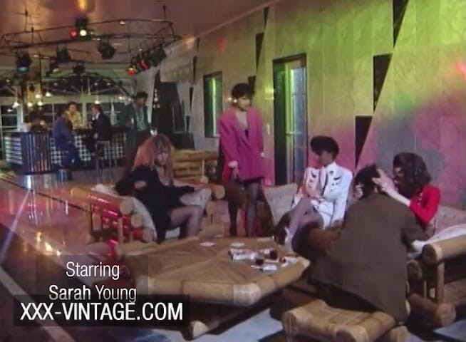 XXX-Vintage: Vintage orgy in the disco with Sarah Young and friends