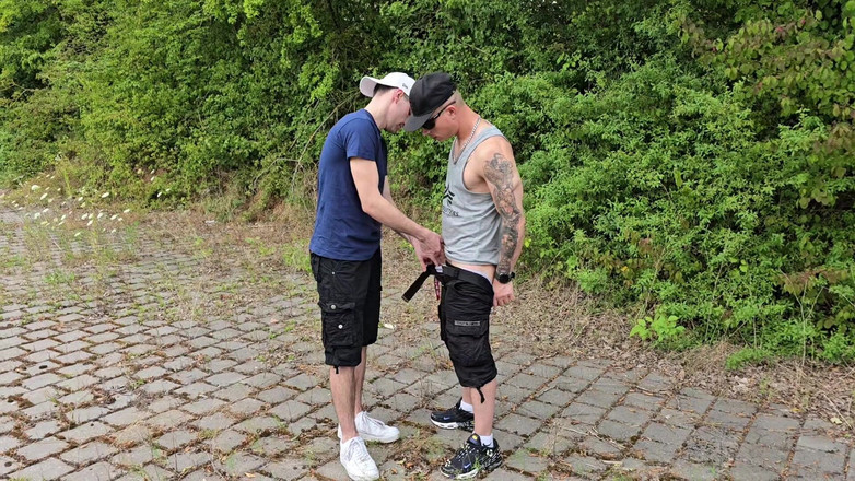 boyzxy212: Found a Perfect Public Spot and Fucked My Gay Boy...