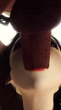 Verrückter sex im gefängnis. Eine sexy brünette mit vielen möpsen wird von einem metzger hart gefickt