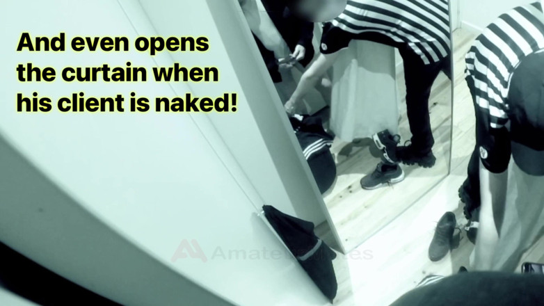 AmateurMates: วิธียั่วยวนพนักงานขายวัยใสในห้องลองชุด