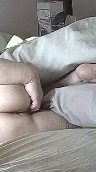 Granny Let's Me Finger Her Pussy Shows Soles of Feet & Ass