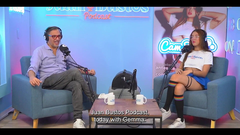 Juan Bustos podcast: Gemma Leone: 5 Orgasms in a Row Until Her Legs Are...