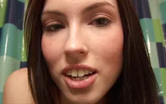 Lovely teen likes talk dirty