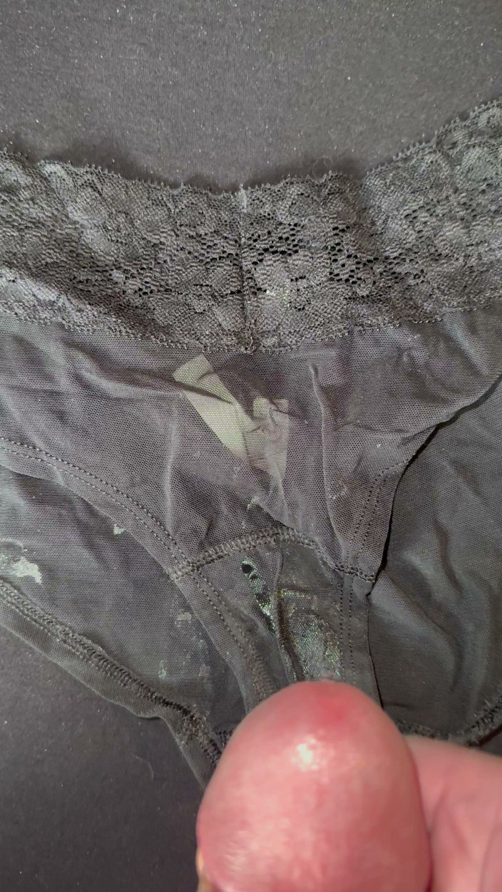 CumDaily: Cum on Wife’s Panties 26