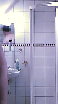 Humping siusiu i prysznic masturbacja