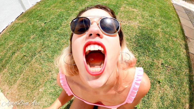 April BigAss: Stepdaughter Try Pee, She Was Dehydrated, Luckily My Pee Was...