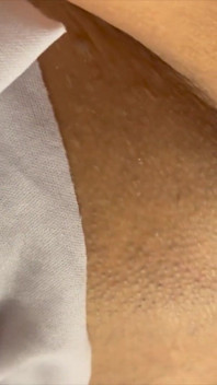 The maid wants you to cum on her pussy