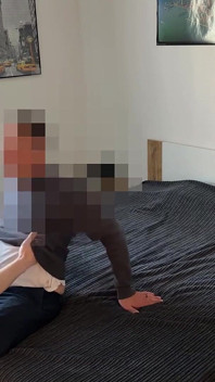 Straight Married Curious Daddy Sits on Guys Face and Facefucks Him Until Orgasm
