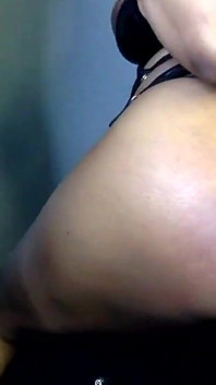Sexy Erotic Babe Dance. While Stroking Huge Cock