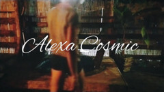 Alexa Cosmic Swimming in Pool After Sauna in New T-shirt and Black Short Sexy Shorts. Wetlook in Sauna. thumbnail