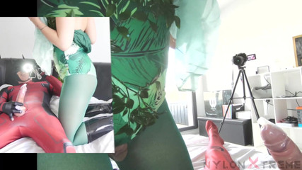 Nylon Xtreme: Anais Latour - edera velenosa con collant nylon verde scopata