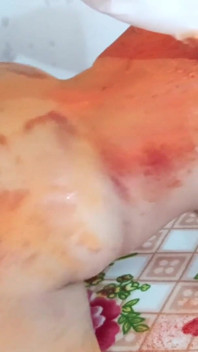 Happy Holi med sin vackra och knubbiga styvmamma, båda är mycket avnjutta, knullade varandra