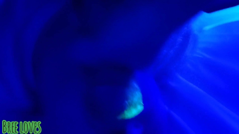 Bree Loves: Slut with neon lips denies cum in mouth