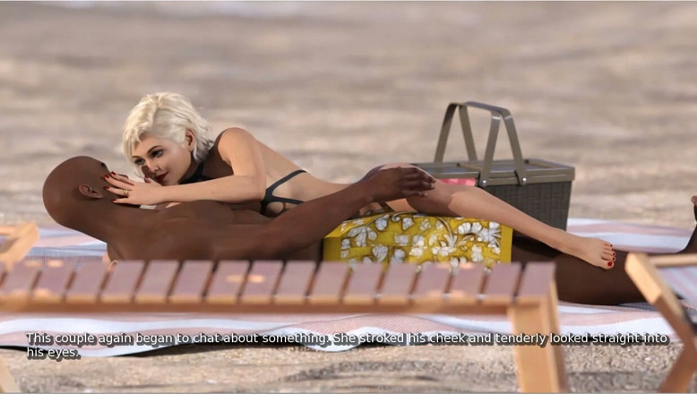 XXX Games Bunk: Mijn hete vrouw - gameplay - rollenspel - strand picknick - vrouw neukt grote...